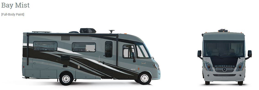 Winnebago Via Bay Mist Exterior